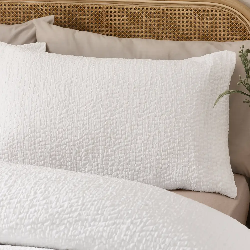 Calm Bedroom Celestial Seersucker Duvet Cover Set