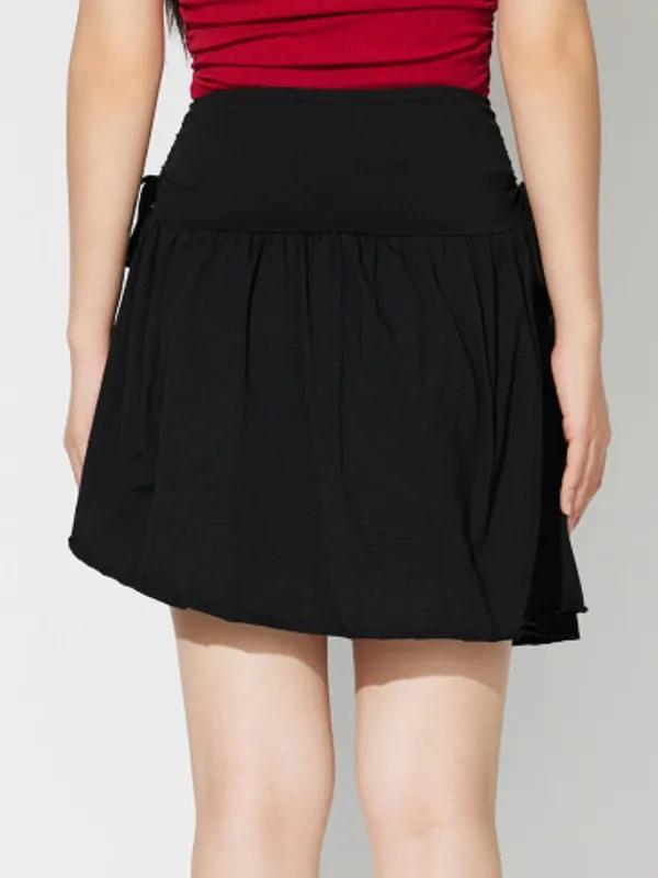 Easygoing Side Tie Skirt