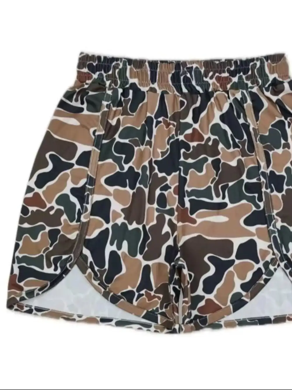 Utility Elastic Waist Shorts