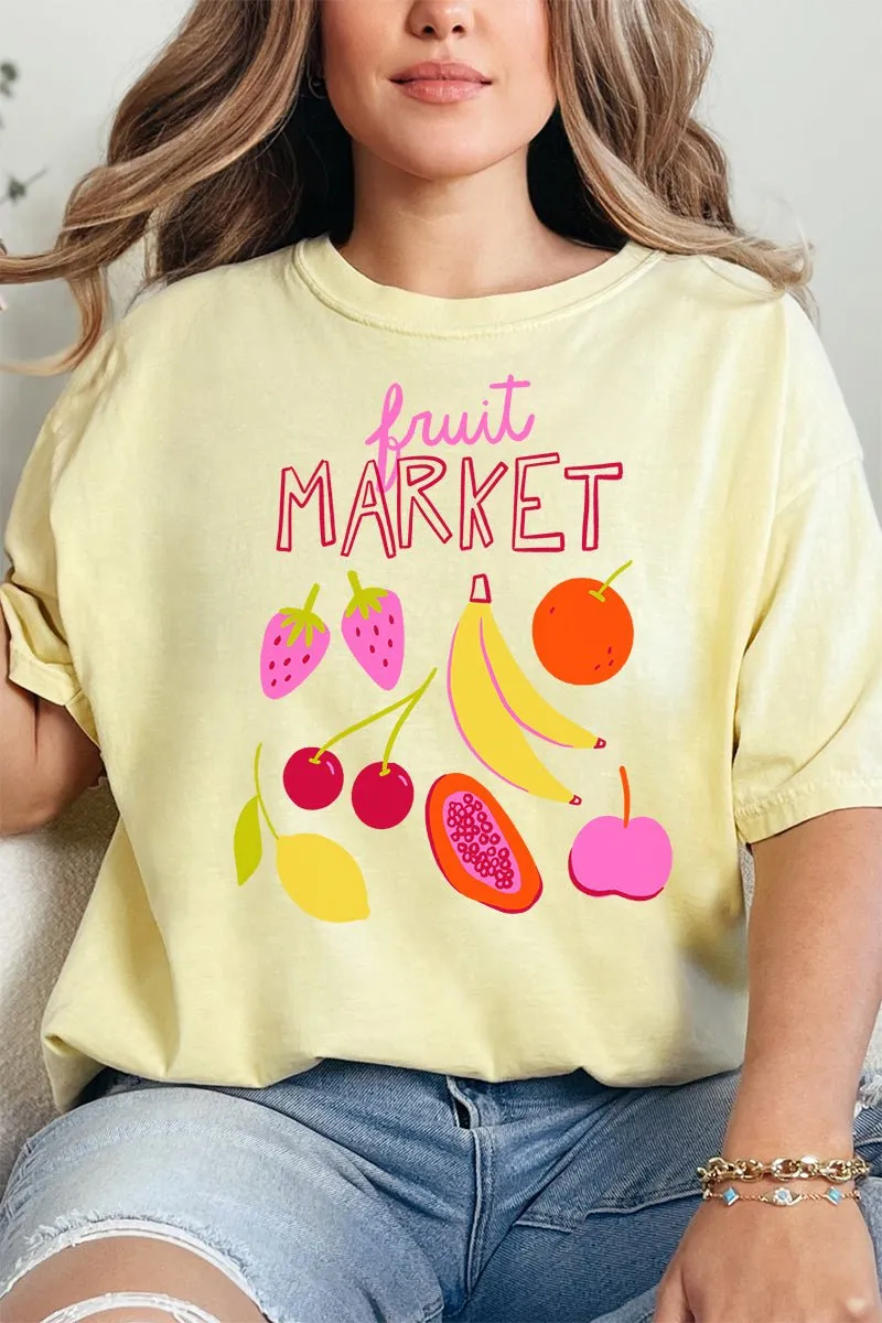 Doodle Fruit Market Tee
