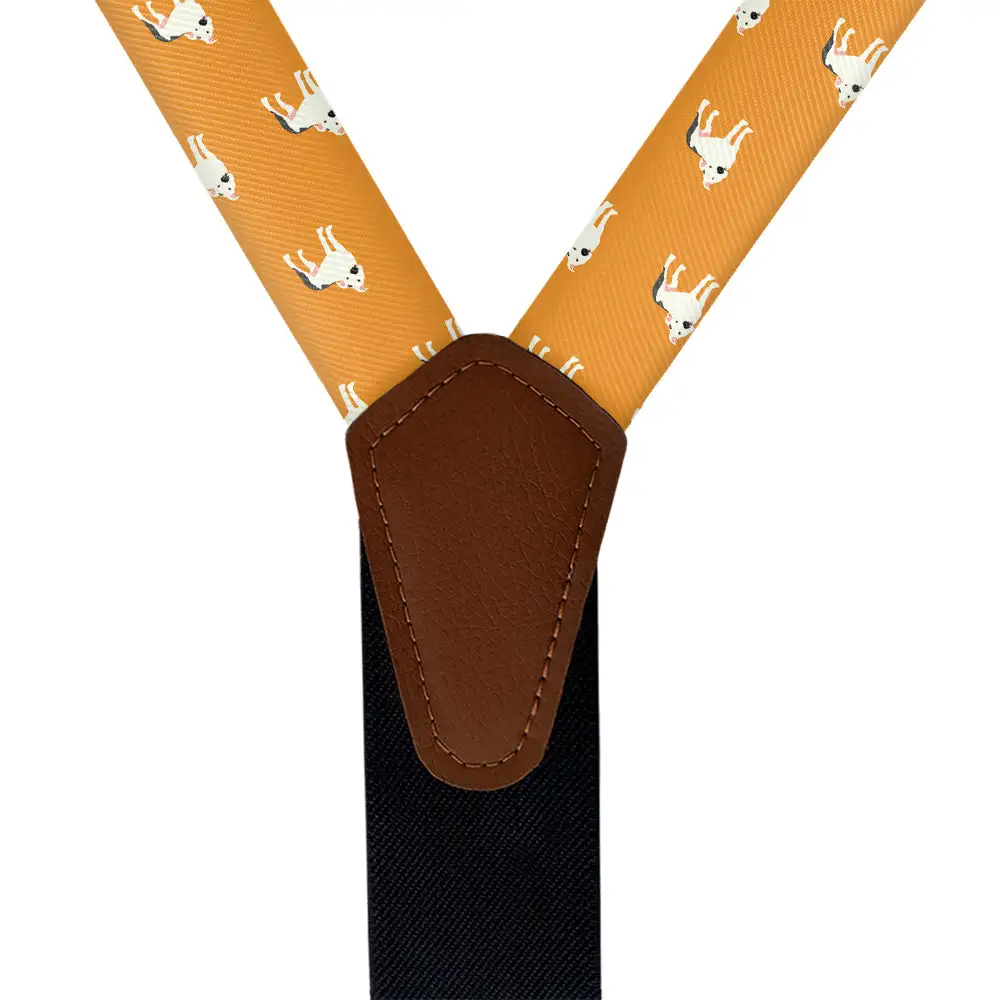 Pitbull Dog Theme Suspenders