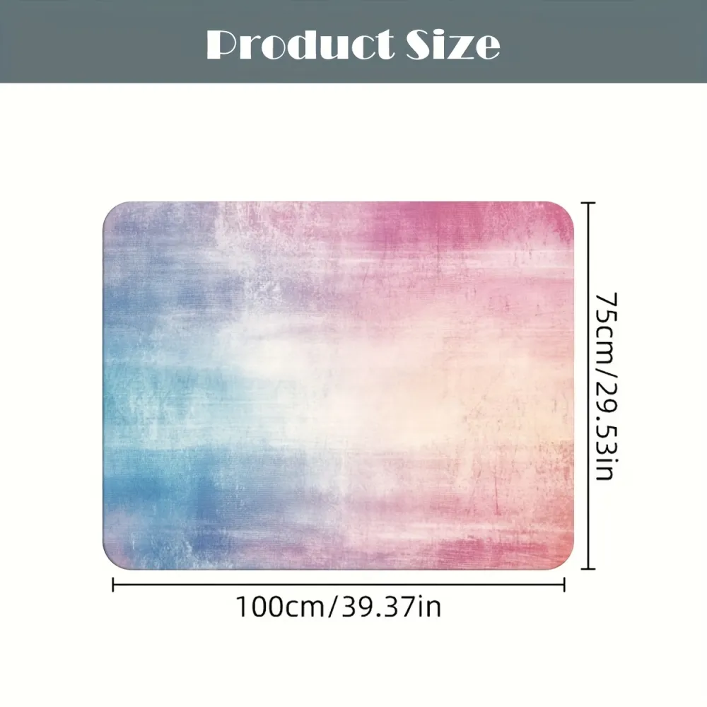 Pastel Gradient Car Trunk Mat