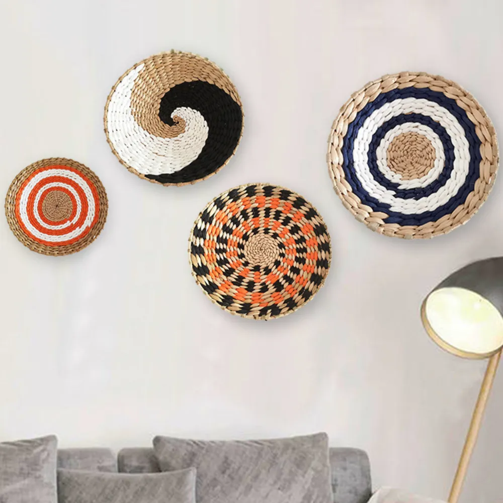 Woven Rattan Home Storage Rack