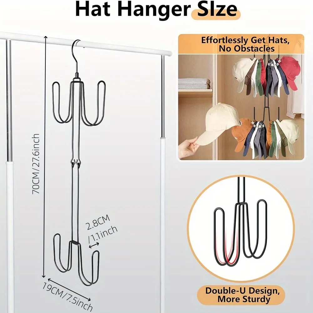 Space-Saving Hat Rack