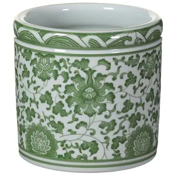 Ornate Floral Ceramic Vase
