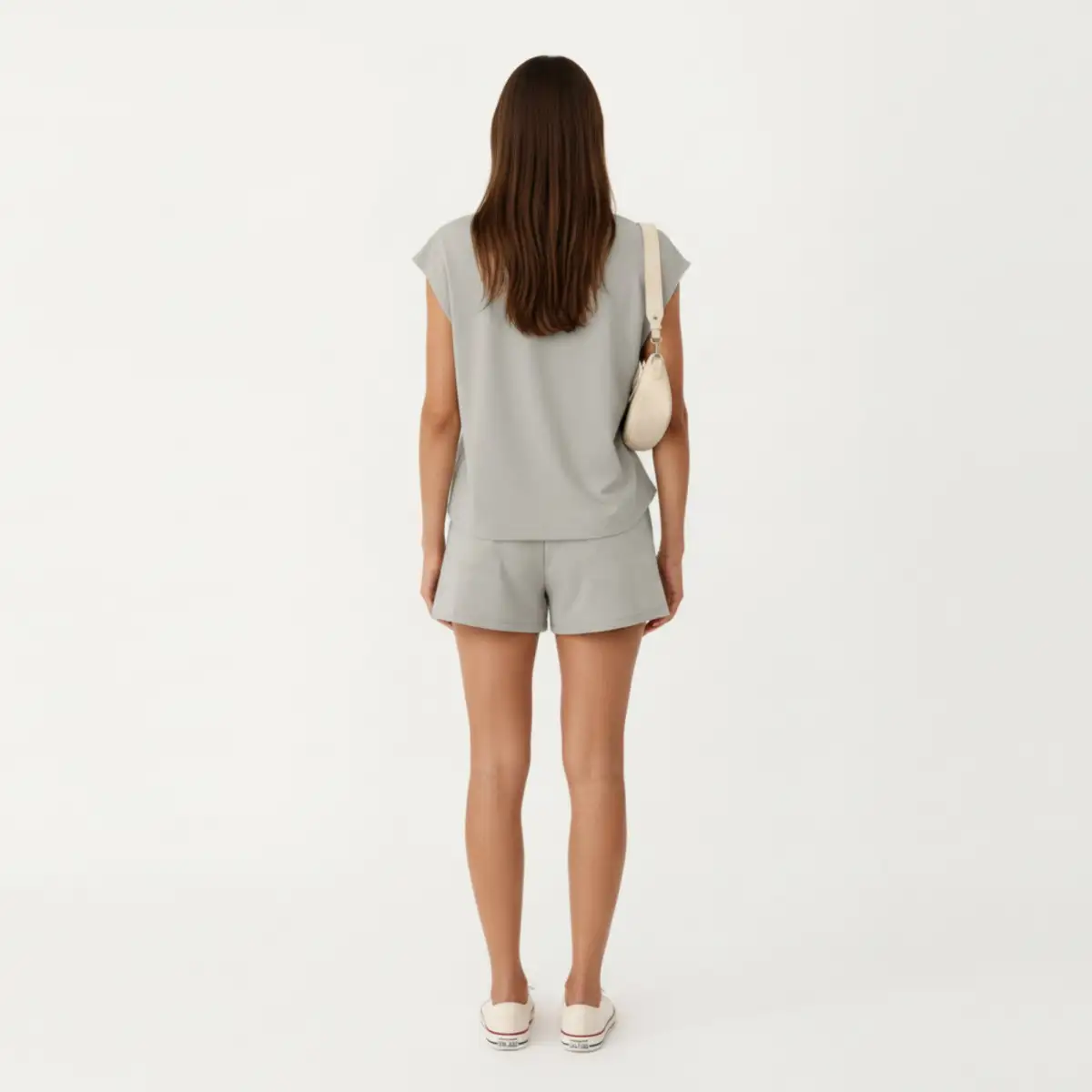 Seamless Pocketed Lounge Top Shorts Set