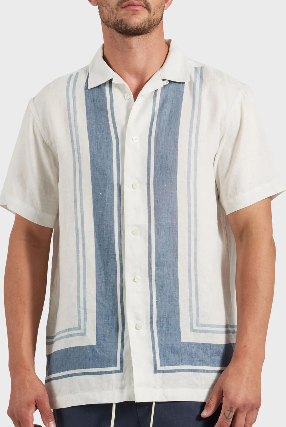 Abstract Art Print Short Sleeve Shirt