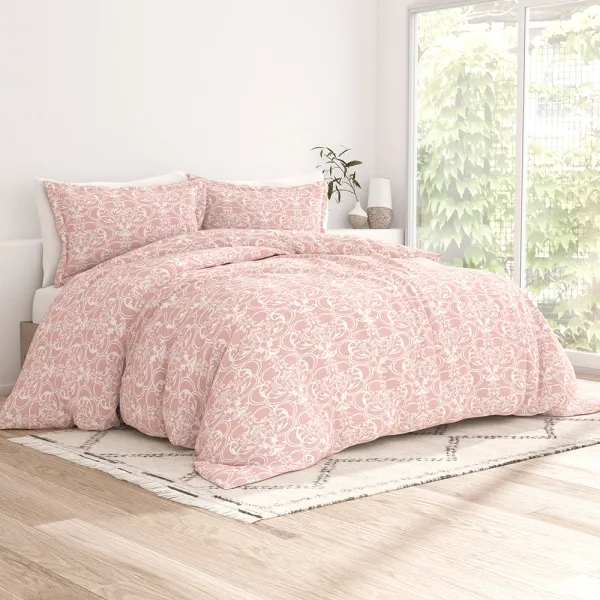 Romantic Damask Pattern Duvet Cover Set