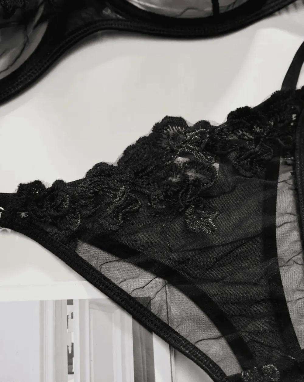 Refined Sheer Lingerie Set