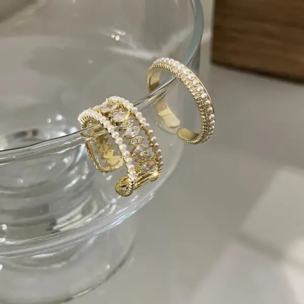 Slim Band Ring Set