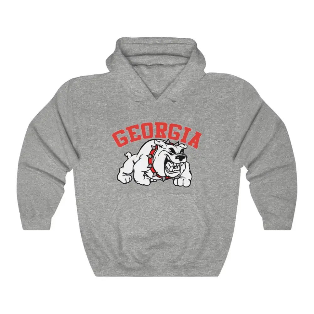 Bulldog Graphic Pullover Hoodie