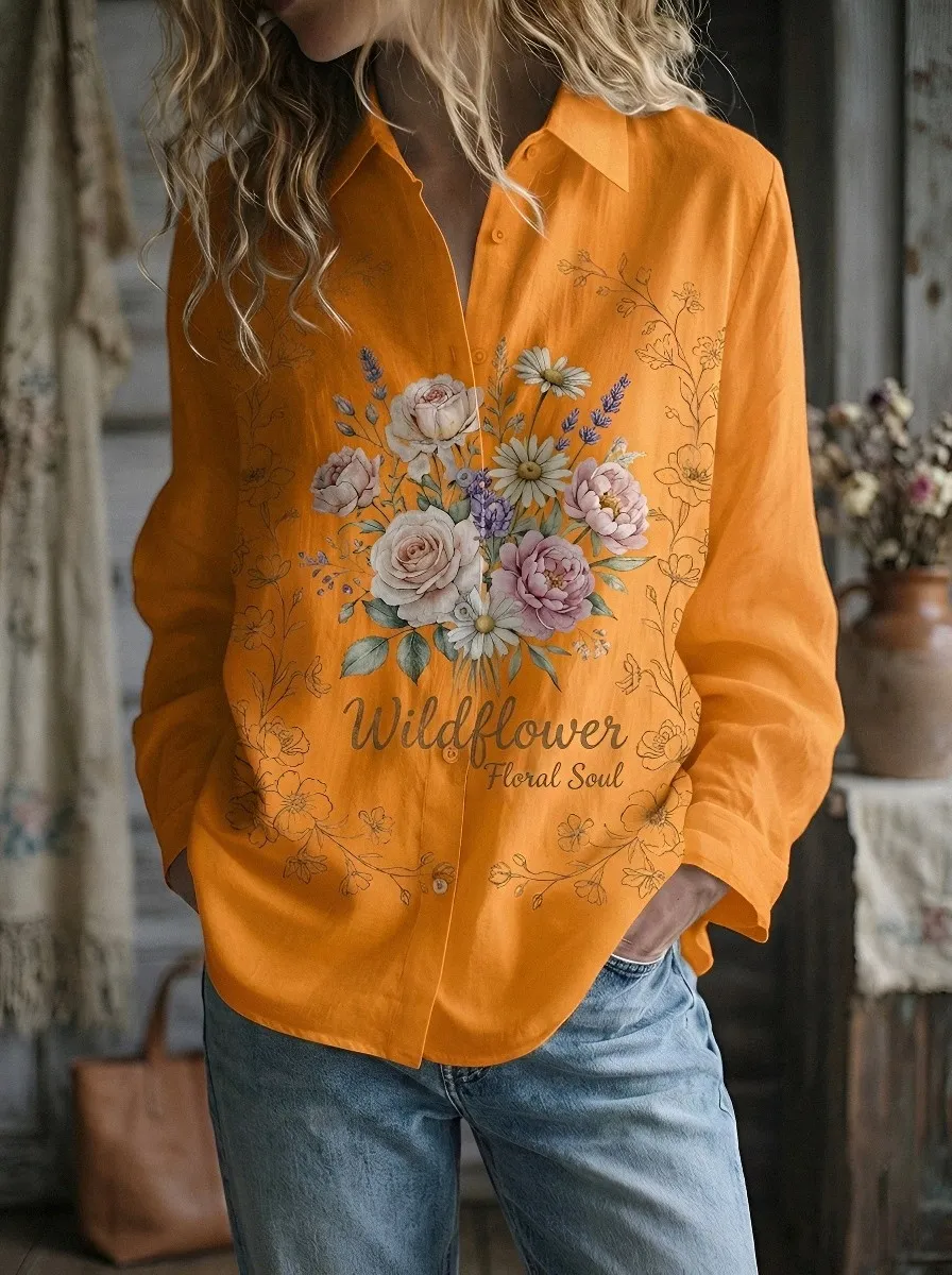 Wildflower Floral Soul Casual Shirt