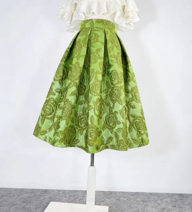 Graceful Relaxed High Waist Skirt