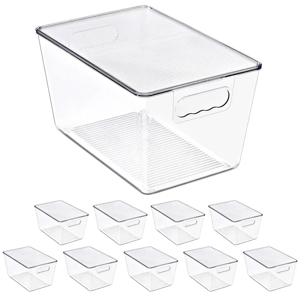 Clear Storage Bins With Lids And Handles