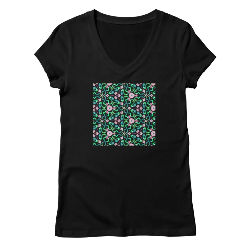Snakes V-Neck Tee