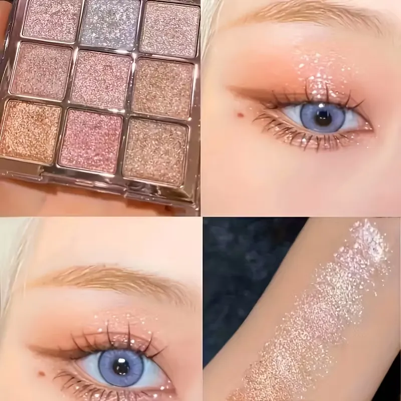 Glitter Pink-Brown Eyeshadow Palette
