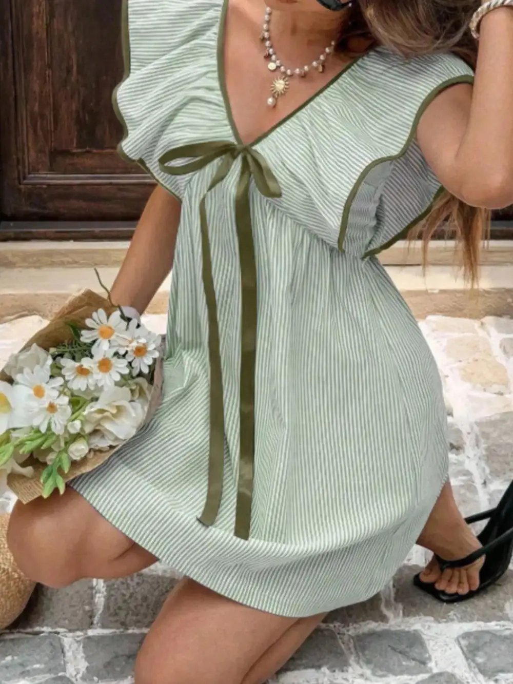 Ruffle Mini Dress