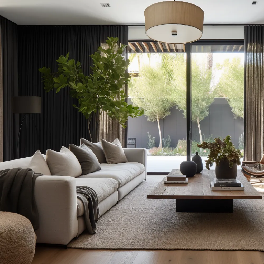 S-Fold Lined Linen Curtain Panel
