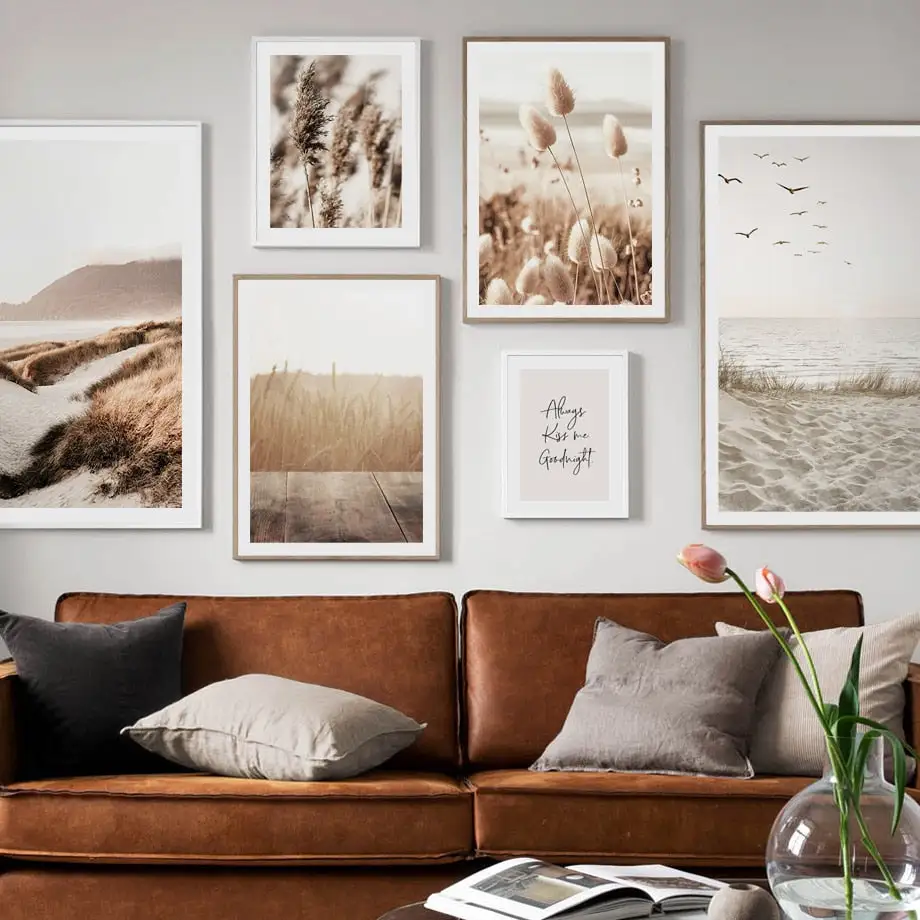 Modern Scandinavian Botanical Decorative Wall Print