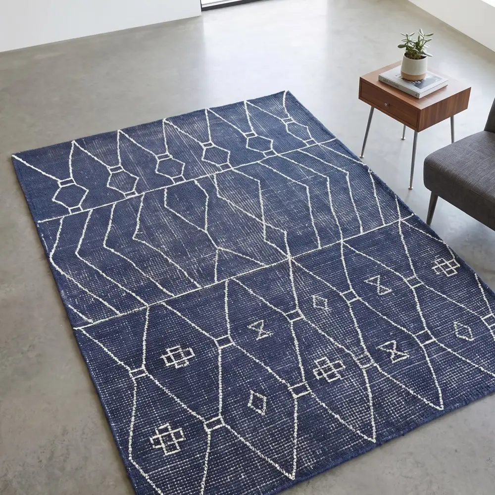 Tribal Patterned Wool Rug