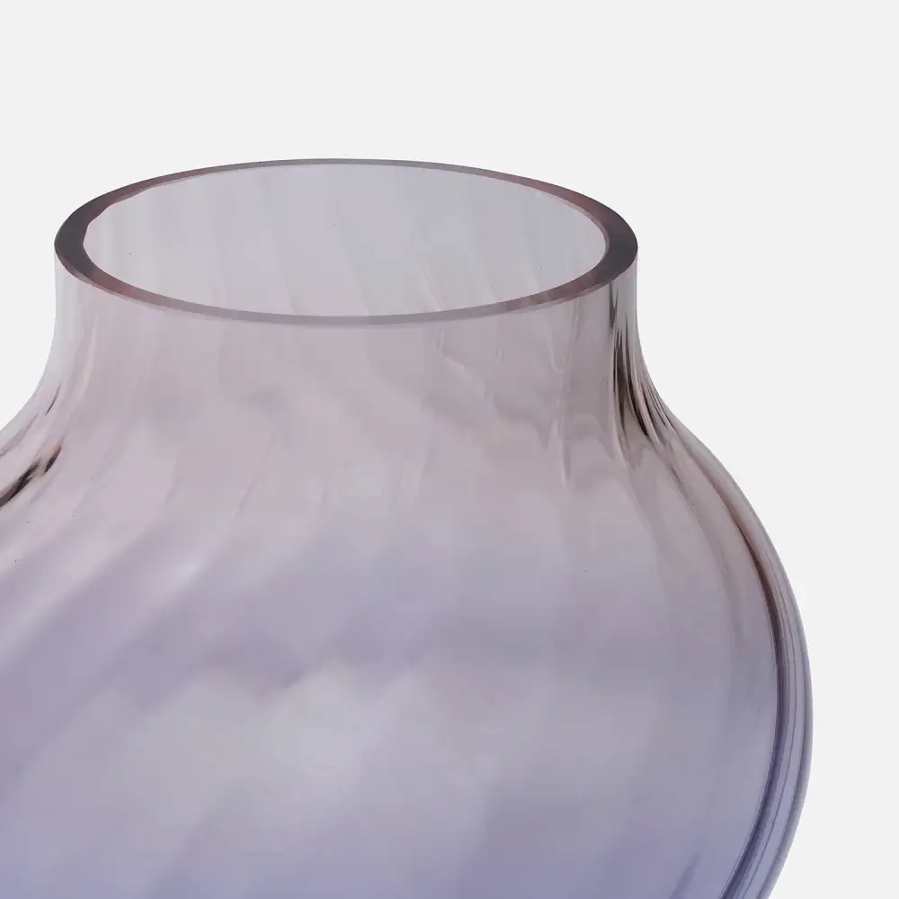 Purple Ombre Glass Vase