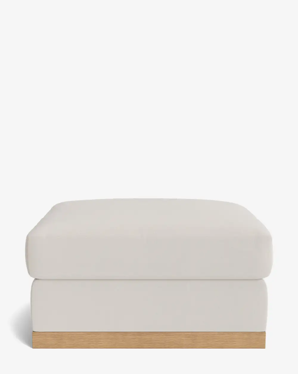Modular Velvet Ottoman
