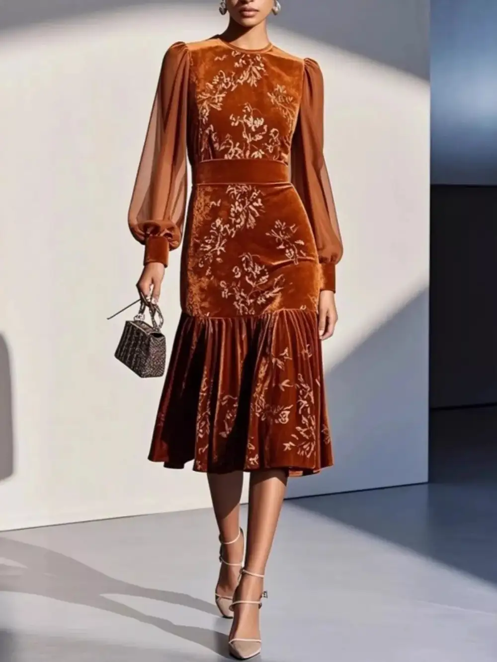 Everyday Floral Midi Dress