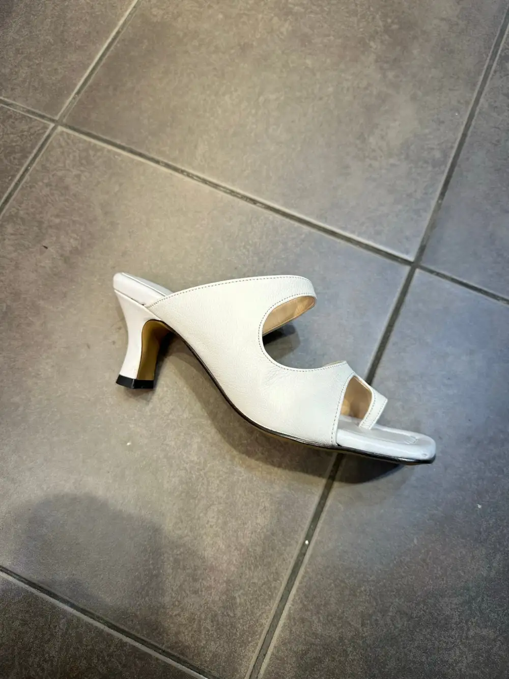 Minimal Lamb Leather Heeled Sandals