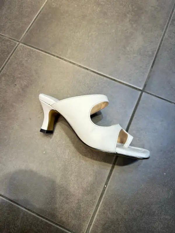 Minimal Lamb Leather Heeled Sandals