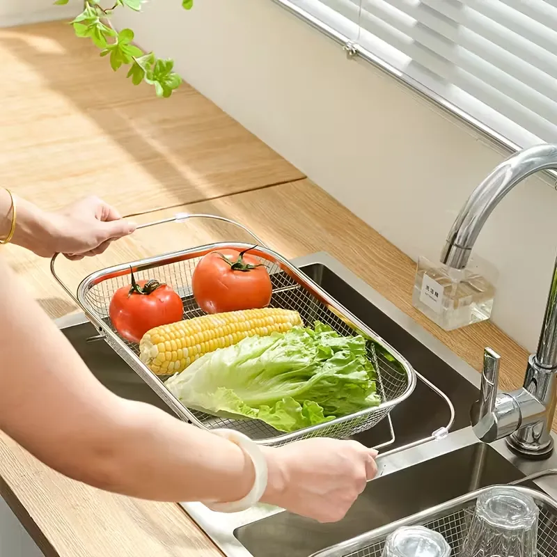 Adjustable Sink Colander Basket