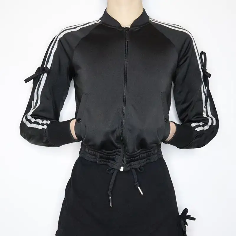 Clean Line Zip Front Bomber Jacket