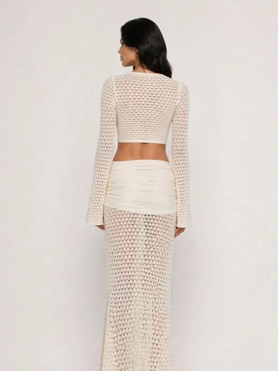 Gracelyn Elegant Resort-Style Cutout Two-Piece Set