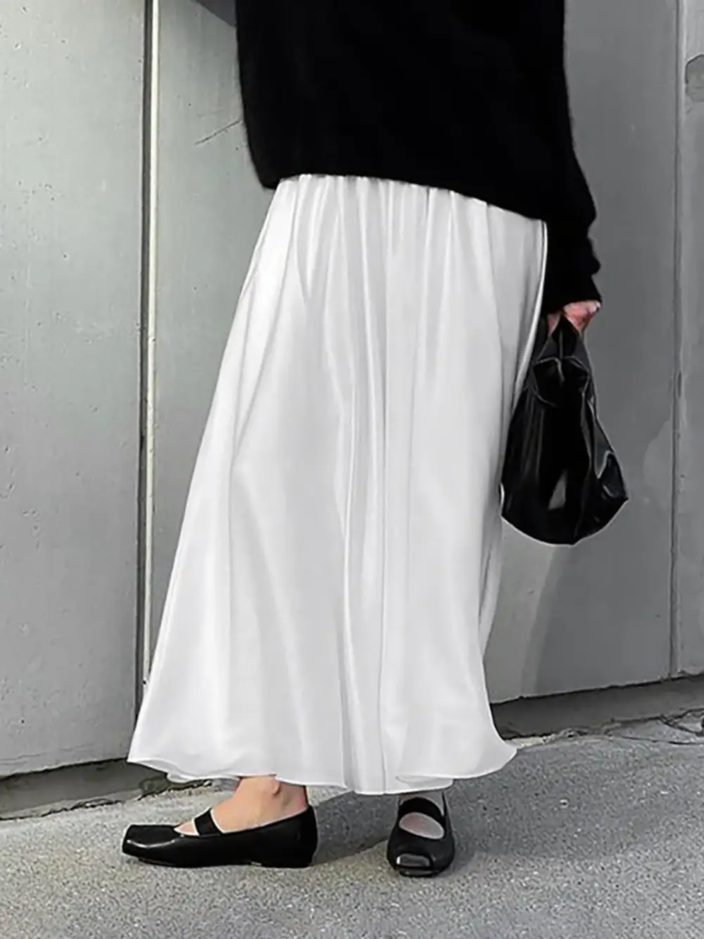 Elastic Waist Skirt