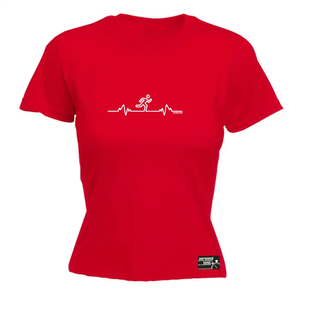 Running Pulse Graphic Fitted Tee