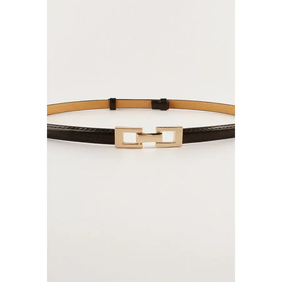 PU Skinny Belt