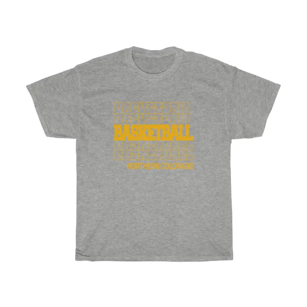 Basketball Northern Colorado in Modern Stacked Lettering