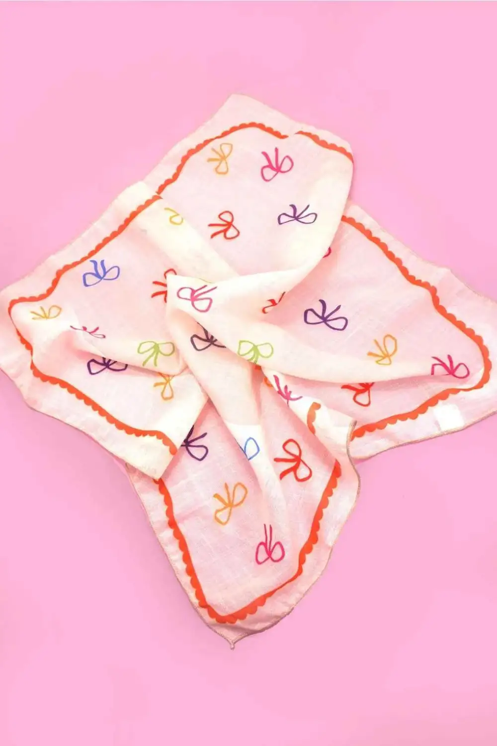 Knotted Print Fashion Scarf