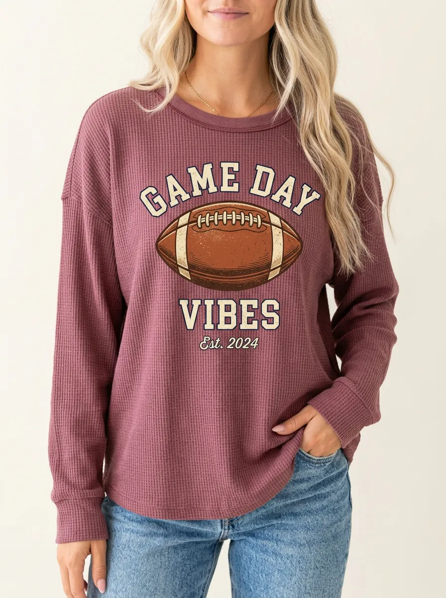 Football Graphic Casual T-Shirt