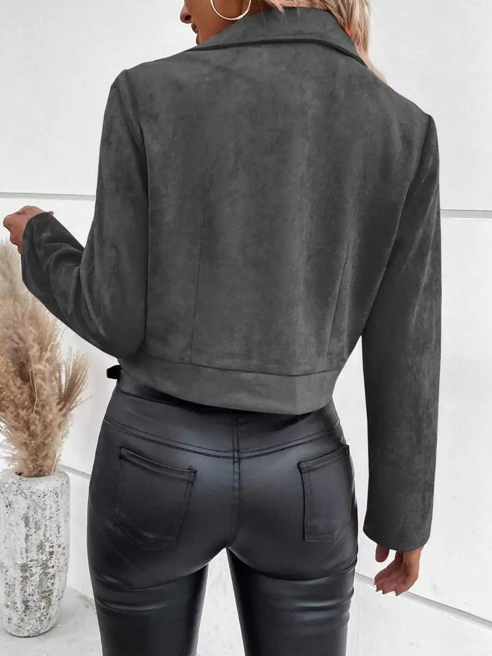 Zip Up Moto Jacket