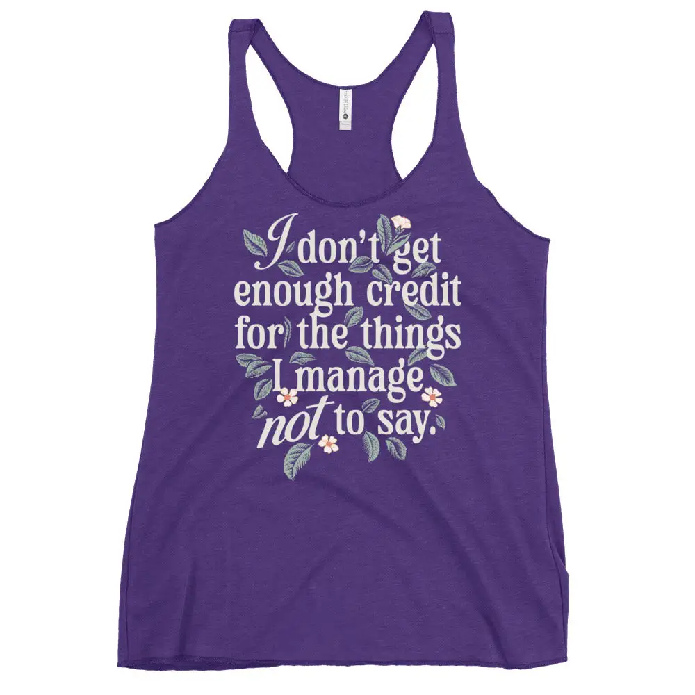 Quiet Thoughts Racerback Tank