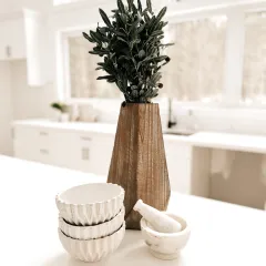 Wooden Decorative Table Vase