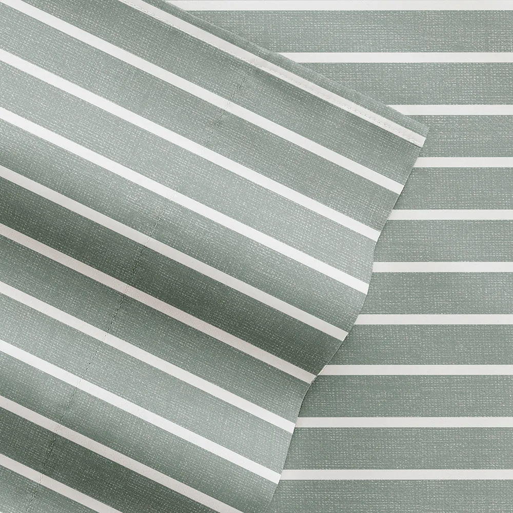 Distressed Awning Stripe Pattern Sheet Set