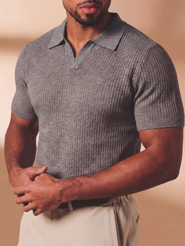 Grey Clean Fit Shirt