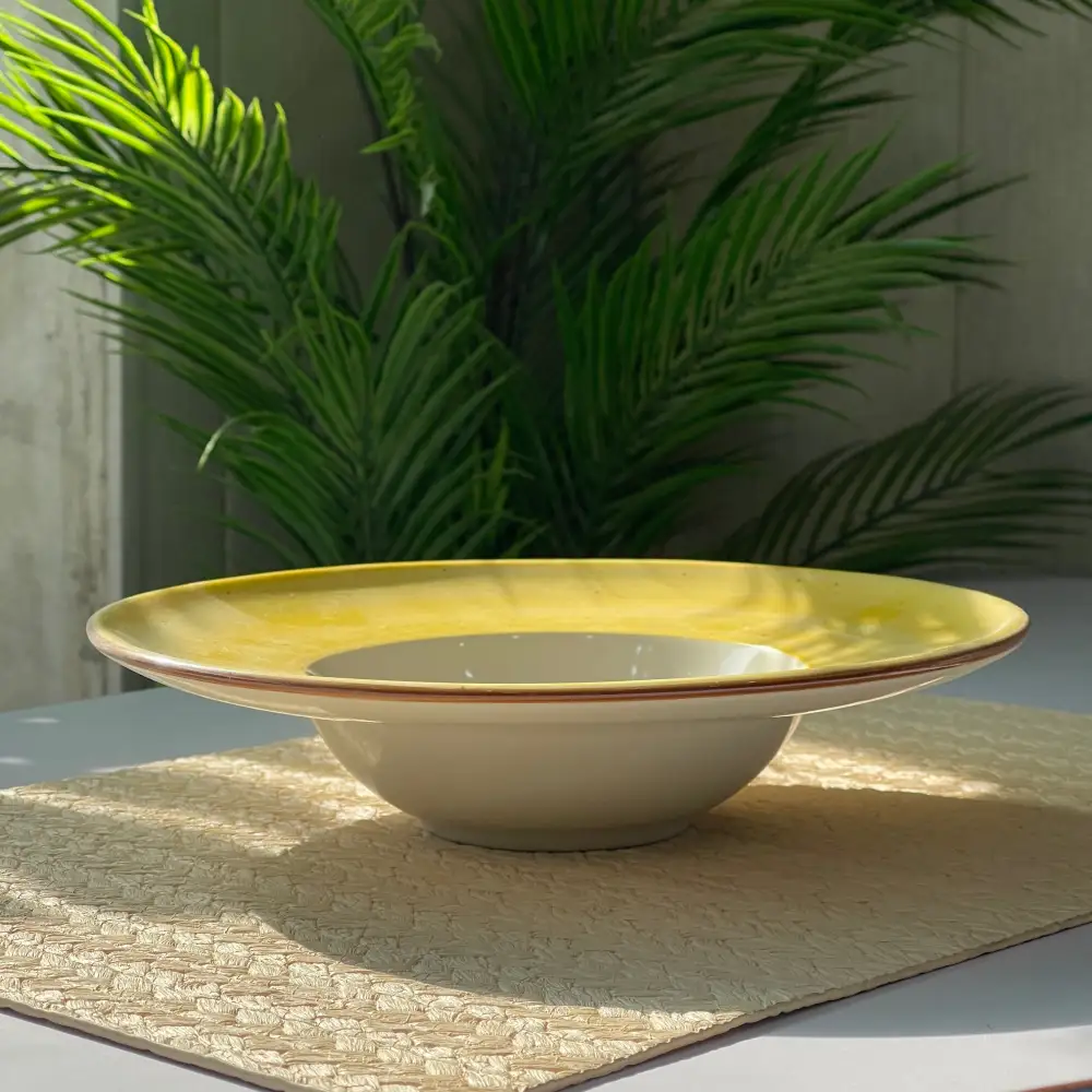 Relaxed Table Ceramic Pasta Plate