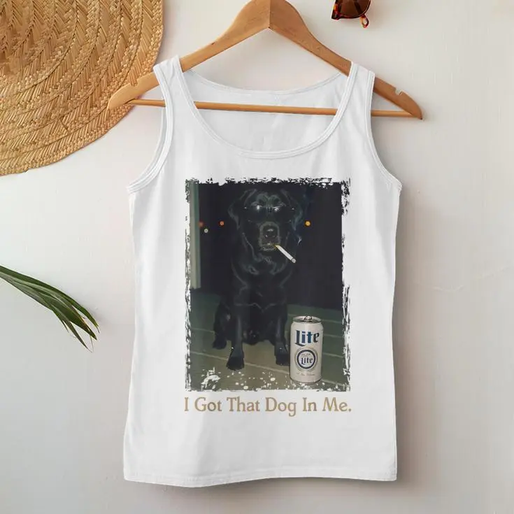 Black Lab Labrador Dog Women Tank Top