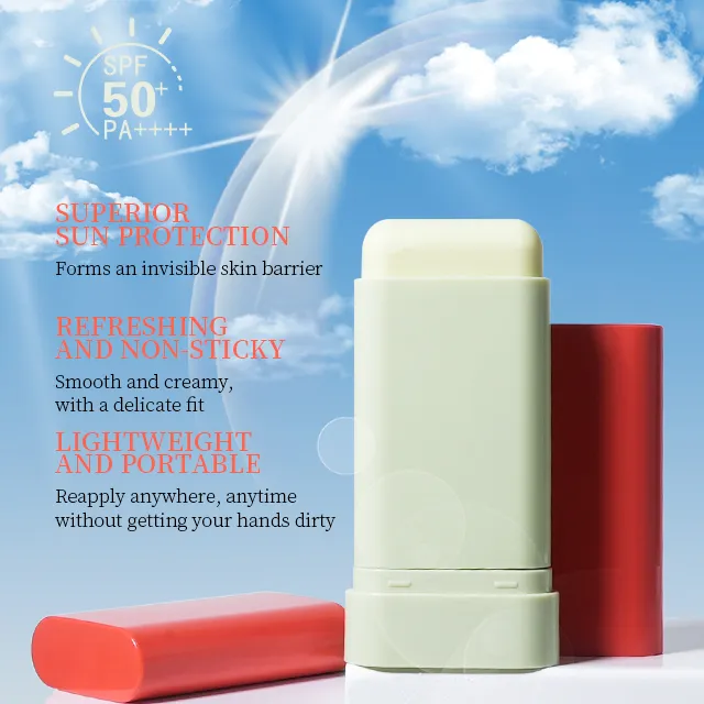 Stick Sunscreen SPF50+++ Paraben Free Sun Protection Reapply during the day Face Oil-free