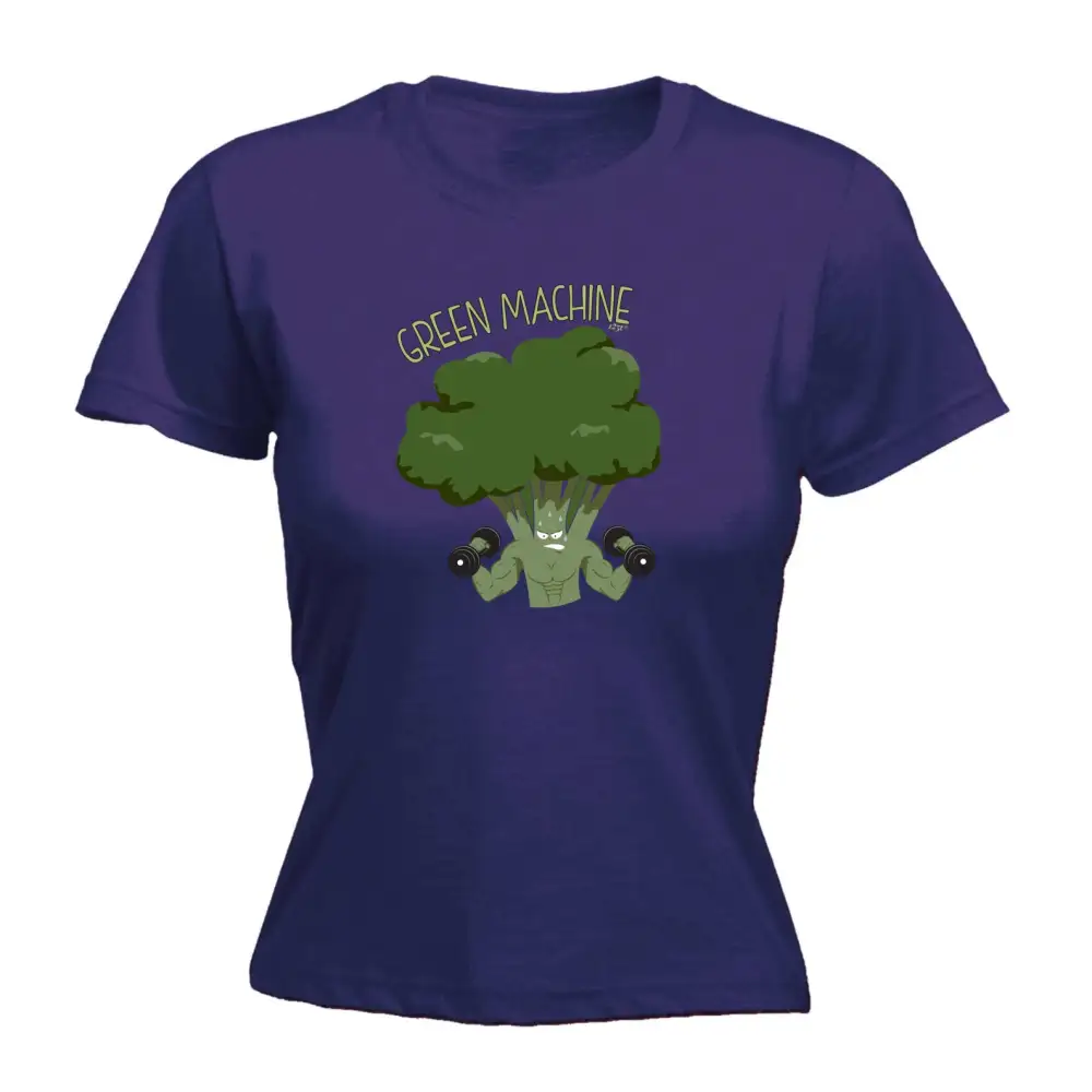 Green Workout Graphic Fitted Tee
