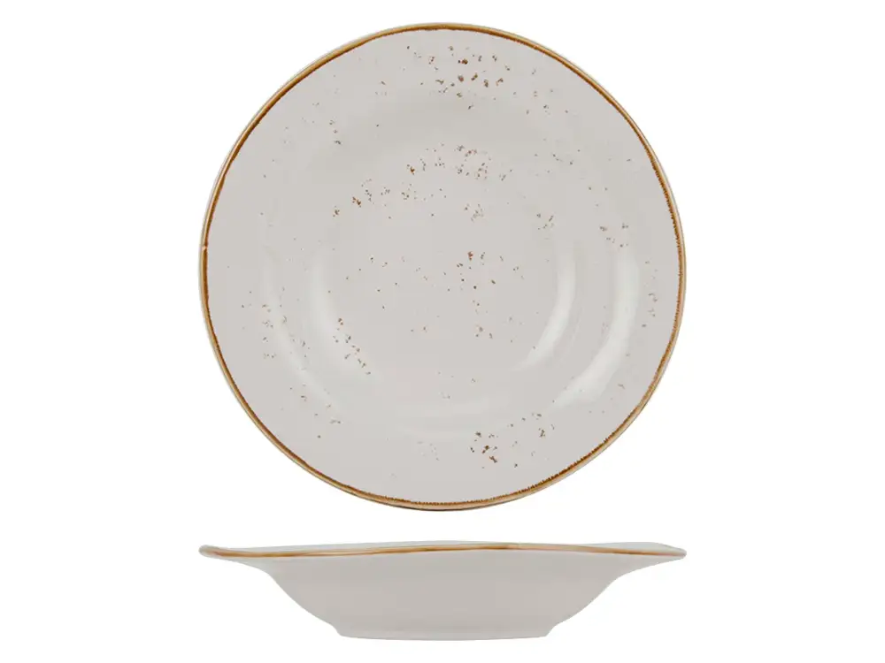 Rimmed Soup Bowl