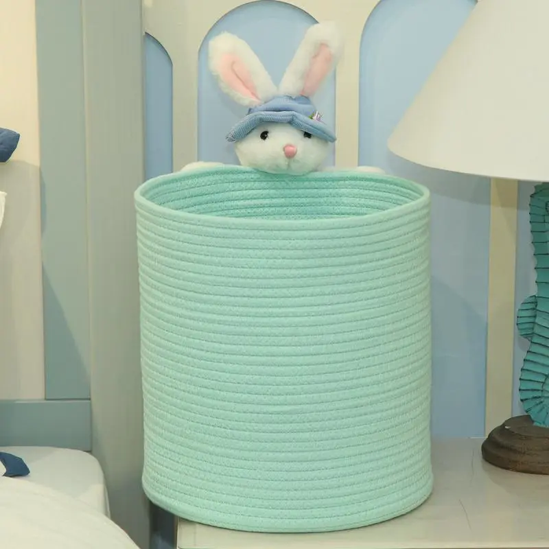 Refined Cotton  Laundry Basket