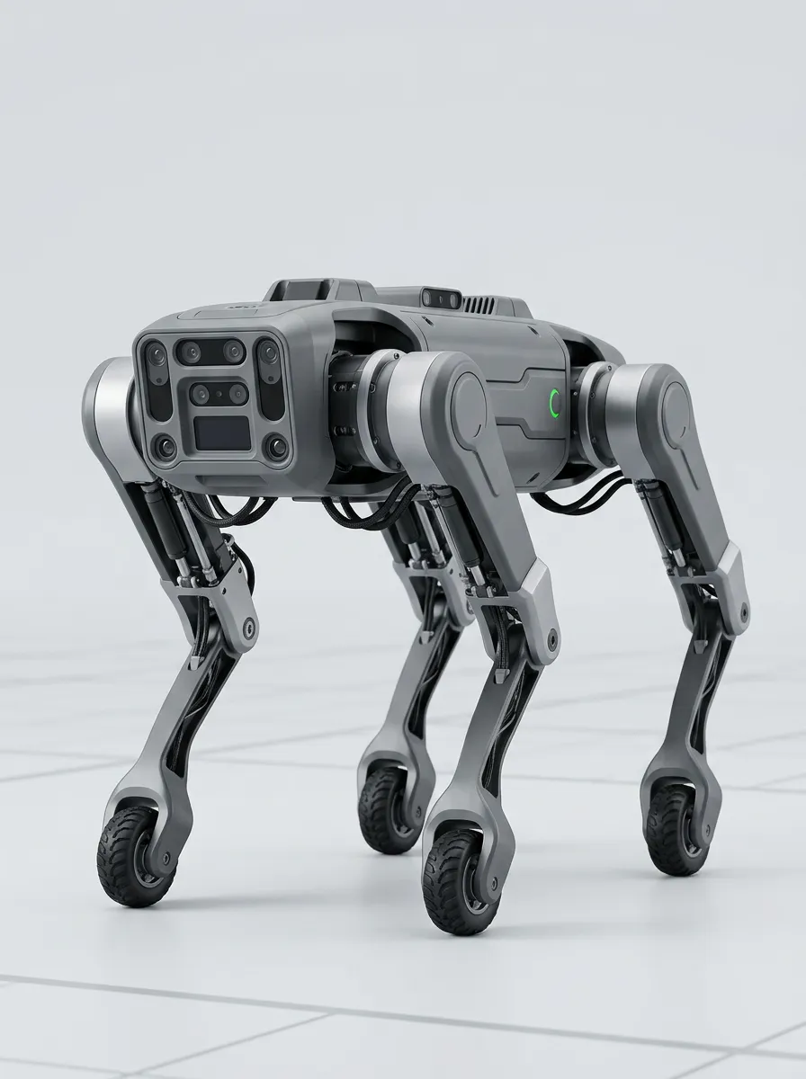 Cybernetic-Design Electronic Robot Dog for Robotics Exploration